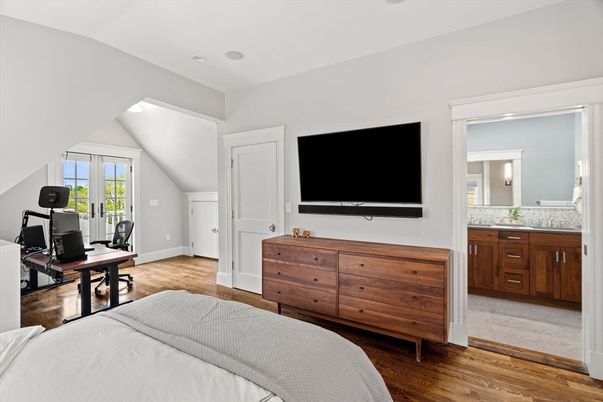 Bedroom, Home Office, Interior, Wood Texture Flooring