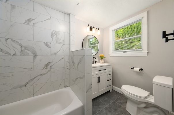 Bathroom, Interior, Marble Walls