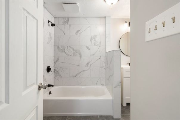 Bathroom, Interior, Marble Walls