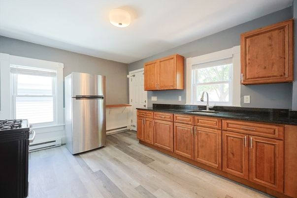 Interior, Kitchen, Wood Texture Flooring