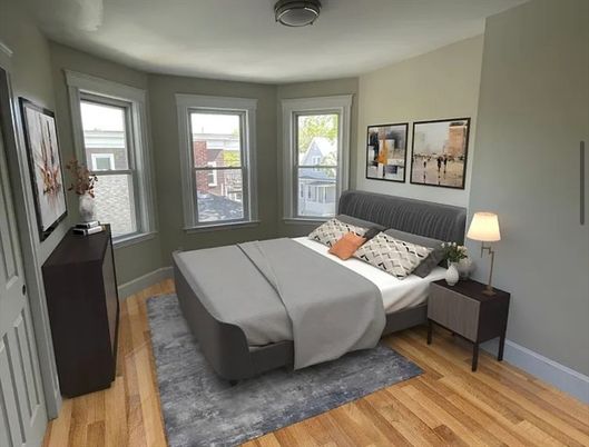 Bedroom, Interior, Wood Texture Flooring