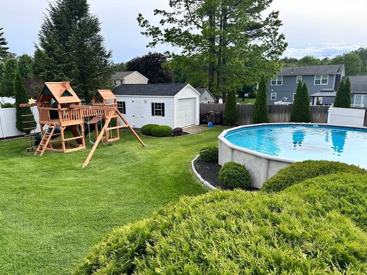 Backyard, Exterior, Playground, Pool