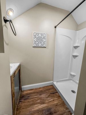 Bathroom, Interior, Wood Texture Flooring
