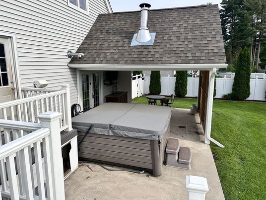 Backyard, Exterior, Hot Tub