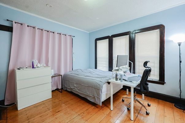 Bedroom, Home Office, Interior, Wood Texture Flooring