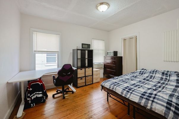 Bedroom, Home Office, Interior, Wood Texture Flooring