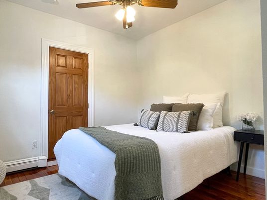 Bedroom, Interior, Wood Texture Flooring