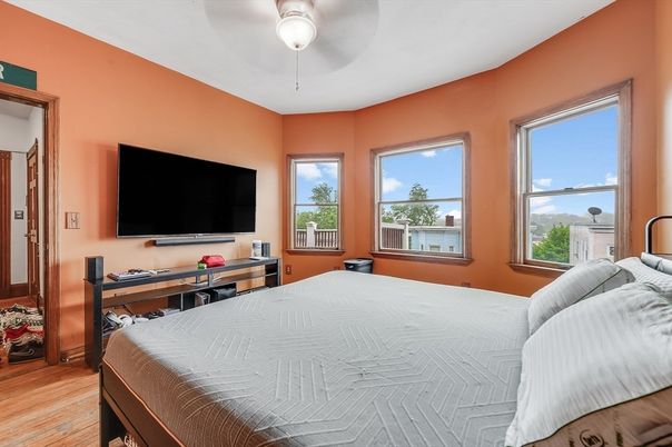 Bedroom, Interior, Wood Texture Flooring