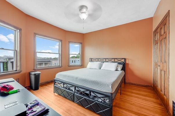 Bedroom, Interior, Wood Texture Flooring