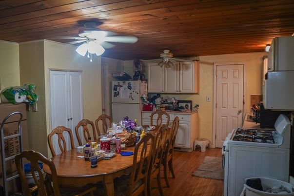 Dining room, Interior, Kitchen, Wooden Ceilings, Wood Texture Flooring