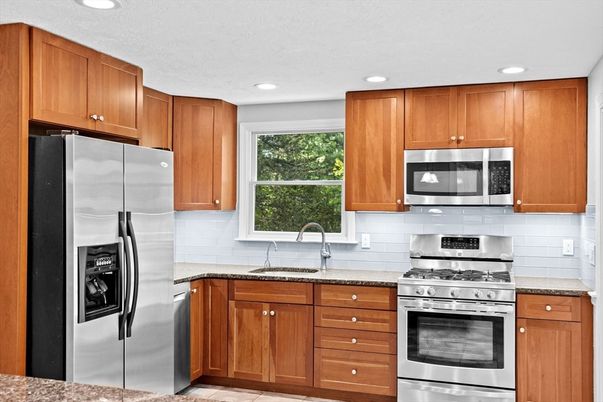 Interior, Kitchen, Recessed Lighting, Stainless Steel Appliances