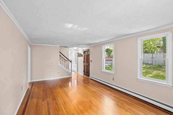 Empty room, Interior, Wood Texture Flooring