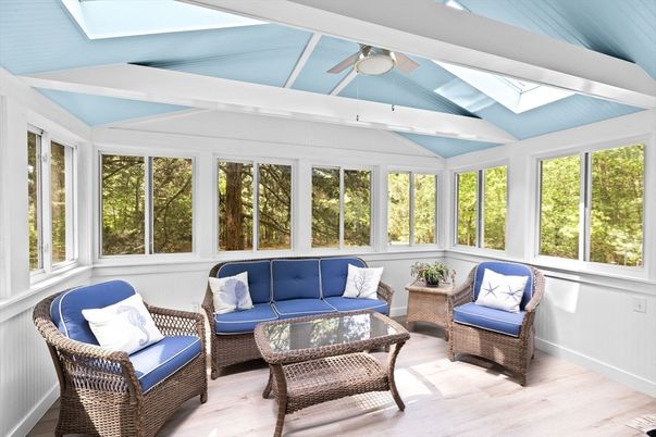 Interior, Sun Room, Wood Texture Flooring