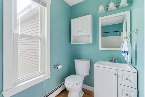 Bathroom, Interior, Wood Texture Flooring