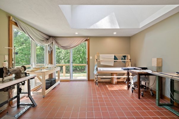 Home Office, Interior, Recessed Lighting