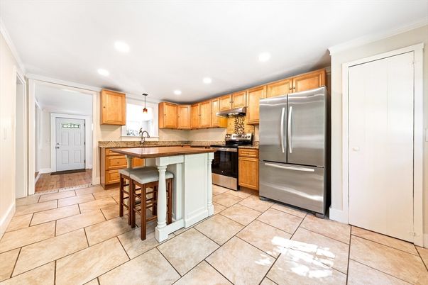 Interior, Kitchen, Recessed Lighting, Stainless Steel Appliances
