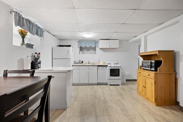 Interior, Kitchen, Wood Texture Flooring