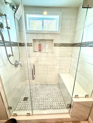 Bathroom, Glass Shower, Interior