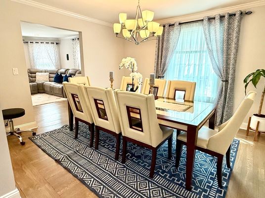 Chandelier, Dining room, Interior, Living room, Wood Texture Flooring