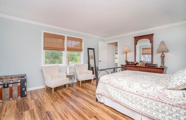 Bedroom, Interior, Wood Texture Flooring