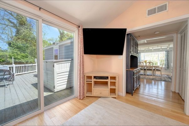 Dining room, Interior, Wood Texture Flooring
