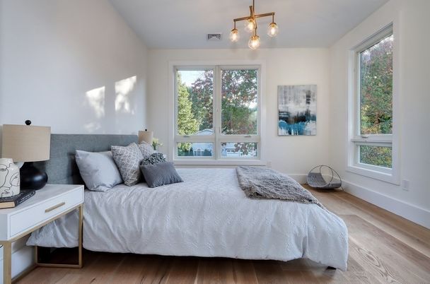 Bedroom, Interior, Wood Texture Flooring