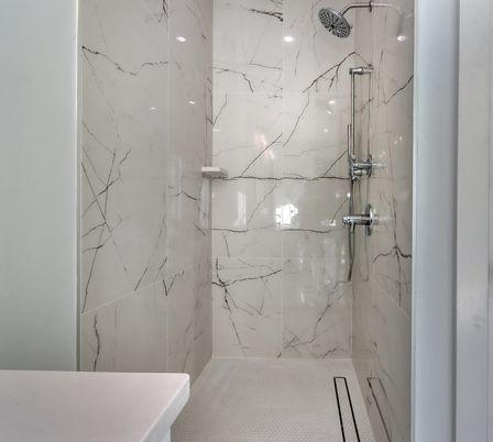 Bathroom, Interior, Marble Walls