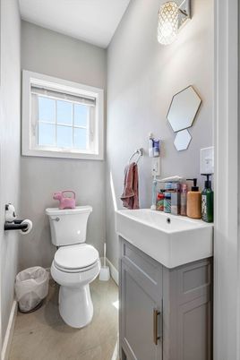 Bathroom, Interior, Wood Texture Flooring