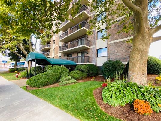 Exterior, Facade, Brick Facade, Condo Building