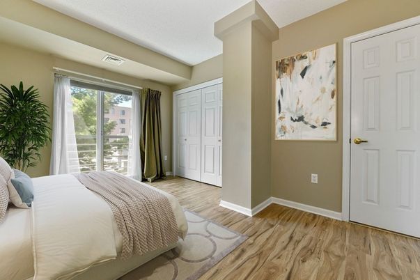 Bedroom, Interior, Wood Texture Flooring