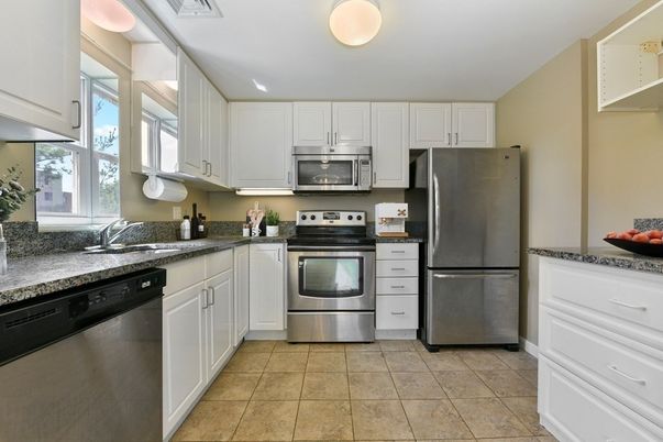 Interior, Kitchen, Recessed Lighting, Stainless Steel Appliances