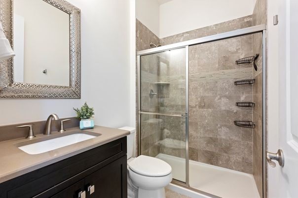Bathroom, Glass Shower, Interior
