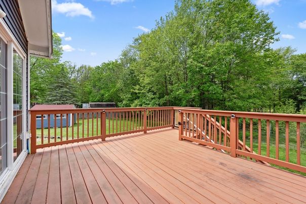 Backyard, Exterior, Wood Texture Flooring
