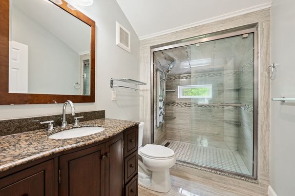 Bathroom, Glass Shower, Interior