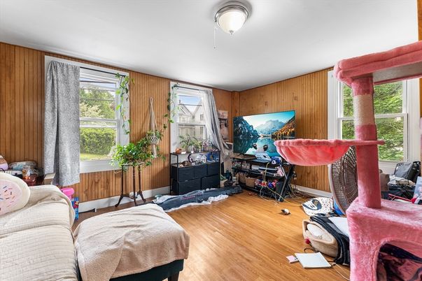 Bedroom, Interior, Wood Texture Flooring, Wooden Walls