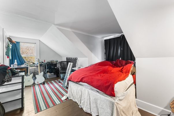 Bedroom, Interior, Wood Texture Flooring