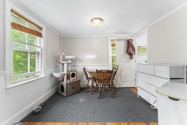 Dining room, Interior, Wood Texture Flooring