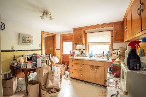 Interior, Kitchen, Wood Texture Flooring