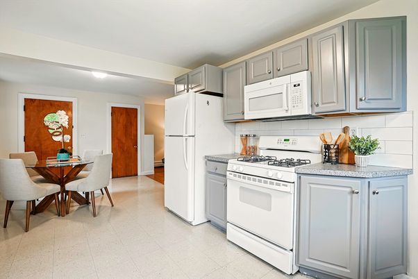 Dining room, Interior, Kitchen