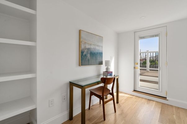 Home Office, Interior, Wood Texture Flooring