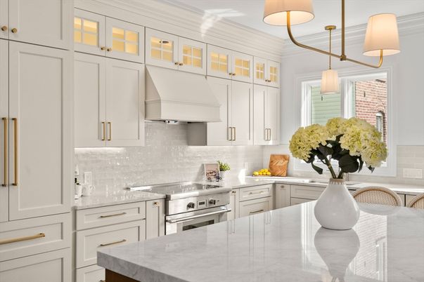 Interior, Kitchen, Pendant Lights, Stainless Steel Appliances