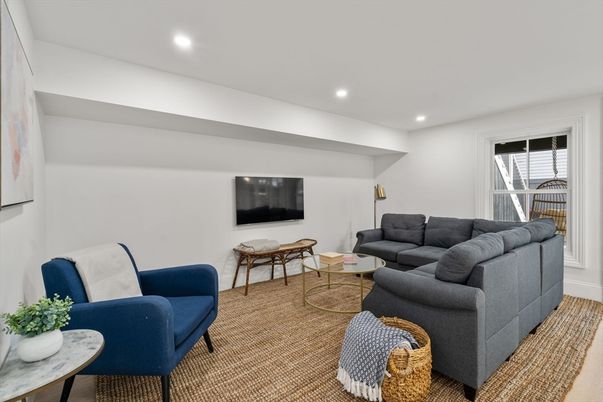 Interior, Living room, Recessed Lighting