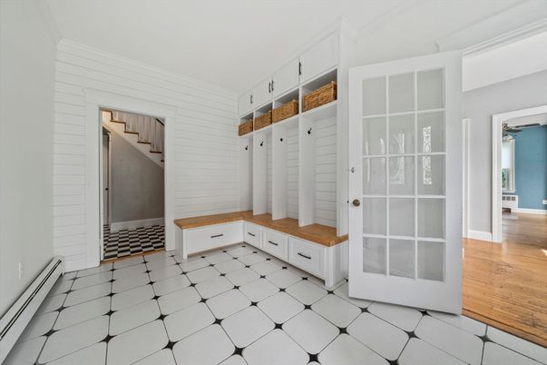 Empty room, Interior, Wood Texture Flooring