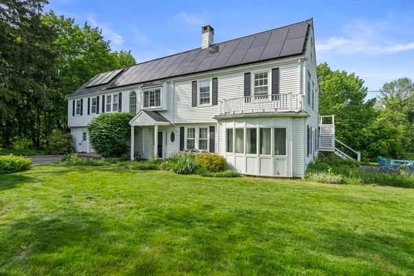Backyard, Exterior, Facade, Solar Panels, Georgian