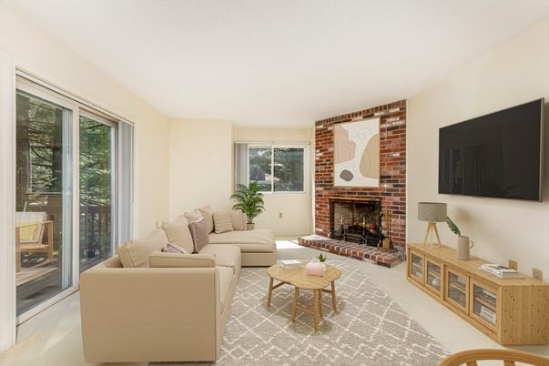 Fireplace, Interior, Living room, Stone Walls