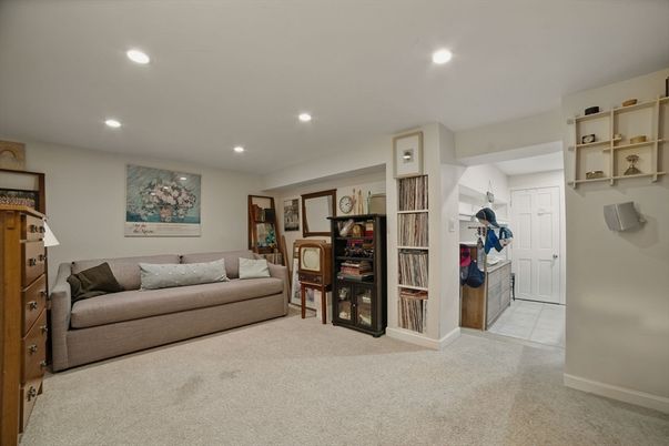 Interior, Living room, Recessed Lighting