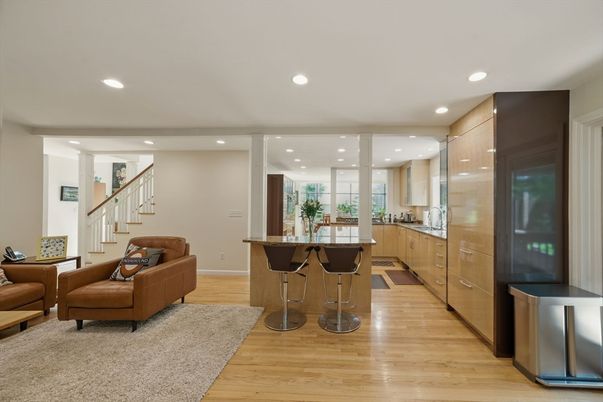 Interior, Recessed Lighting, Wood Texture Flooring