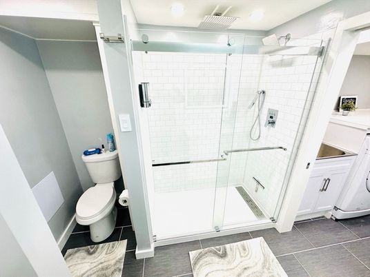 Bathroom, Glass Shower, Interior