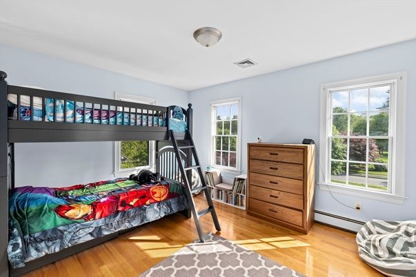Bedroom, Interior, Wood Texture Flooring