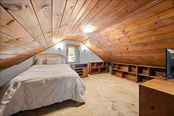 Bedroom, Interior, Wooden Ceilings